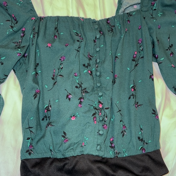 AFRM green floral bodysuit - Picture 5 of 7